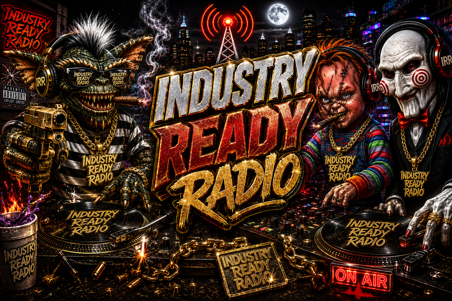 Industry Ready Radio — Monsters original artwork