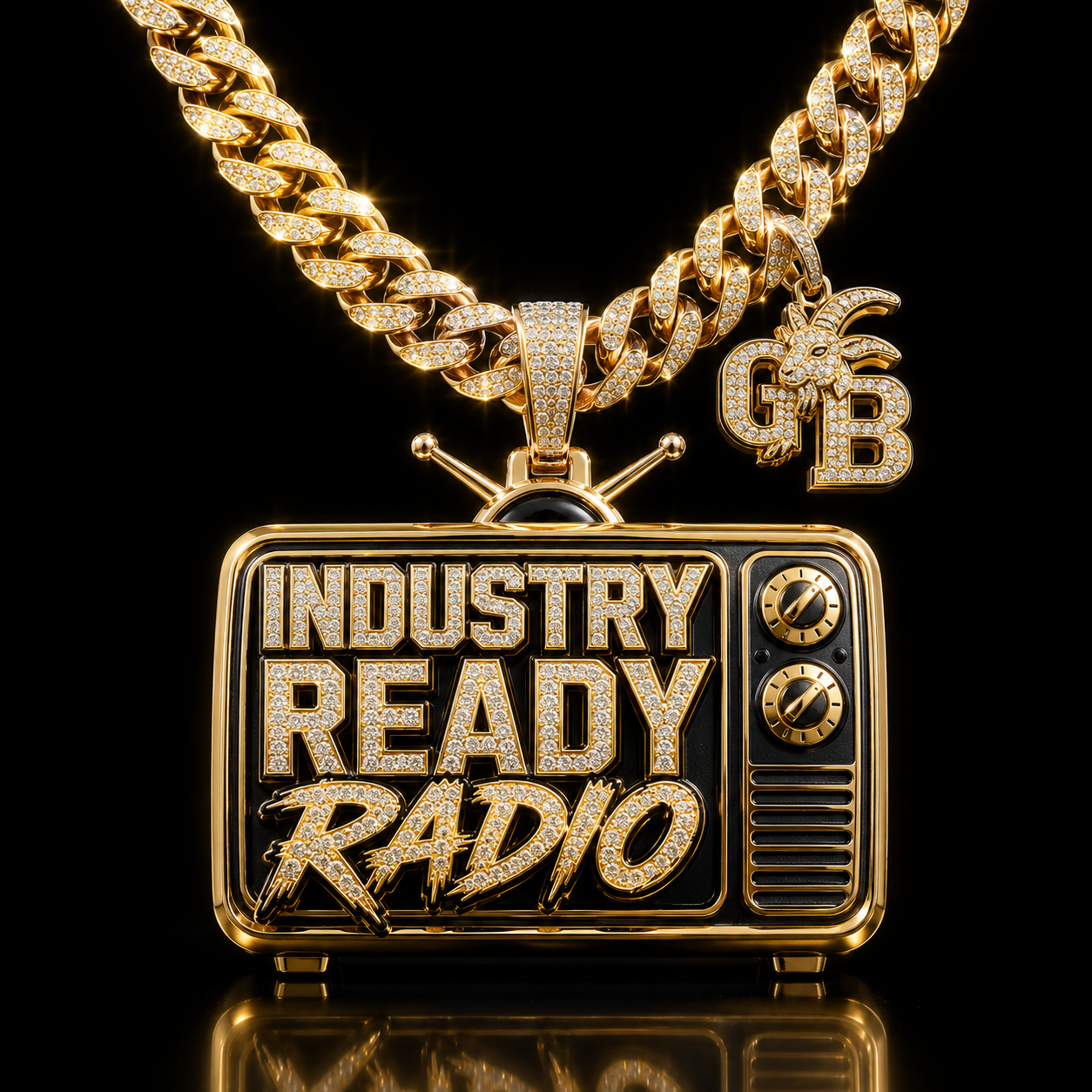 Industry Ready Radio TV pendant necklace concept